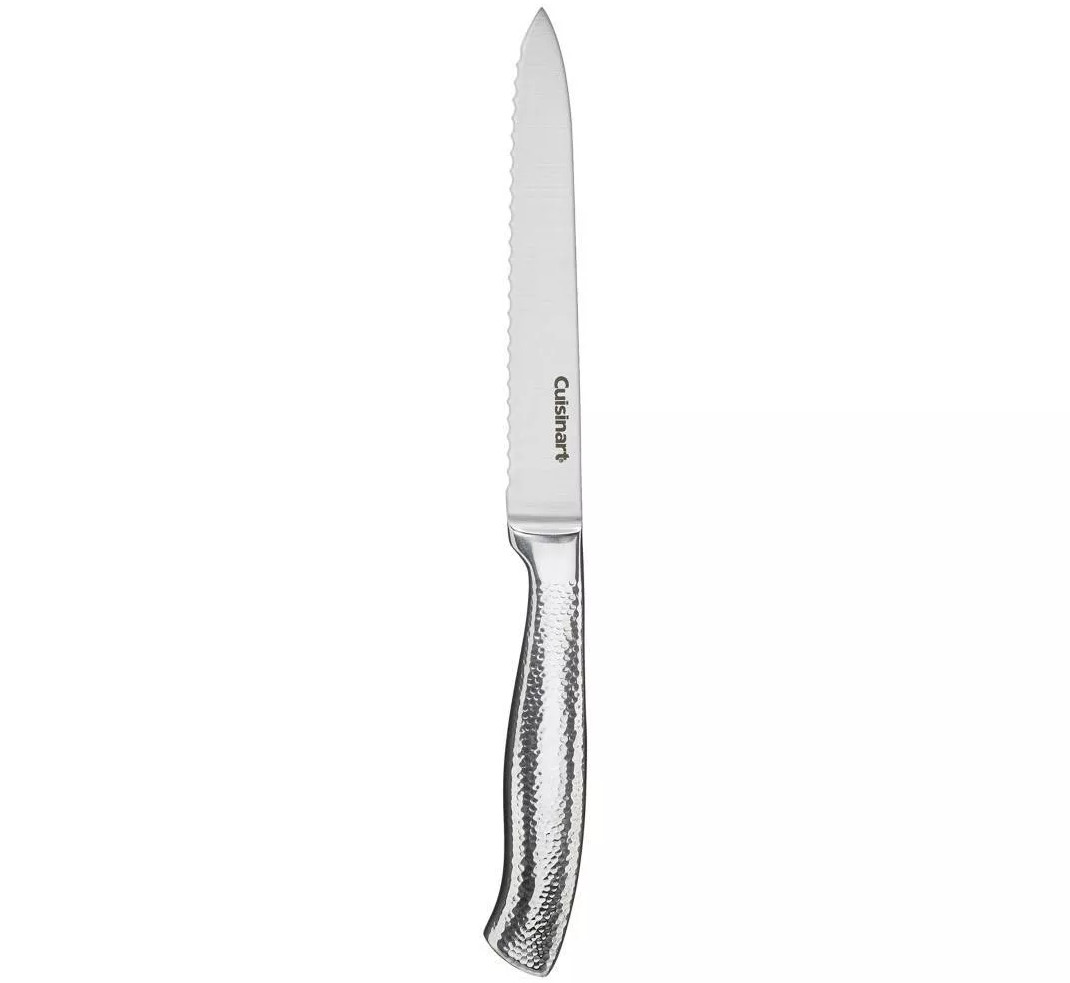 Cuisinart Elite Series 10pc Stainless Steel Hammered Knife
