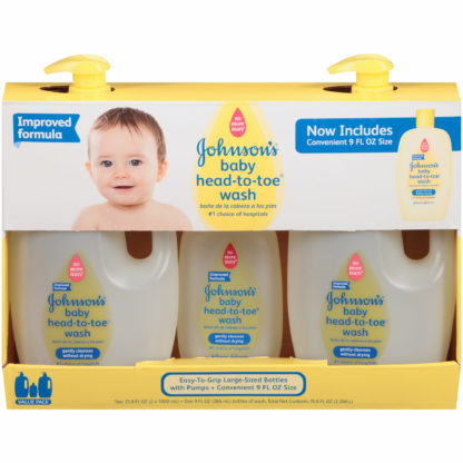 Johnson's Baby Head-to-Toe Wash, 3 pk