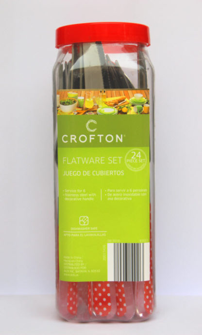 crofton flatware set 24 pieces