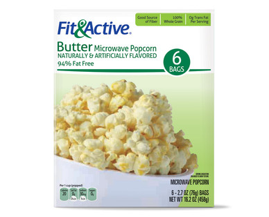 Fit and active popcorn