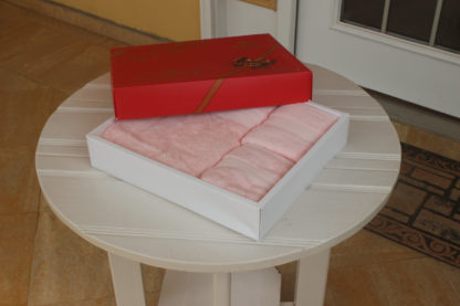 3 set towels & Gift bag - light pink
