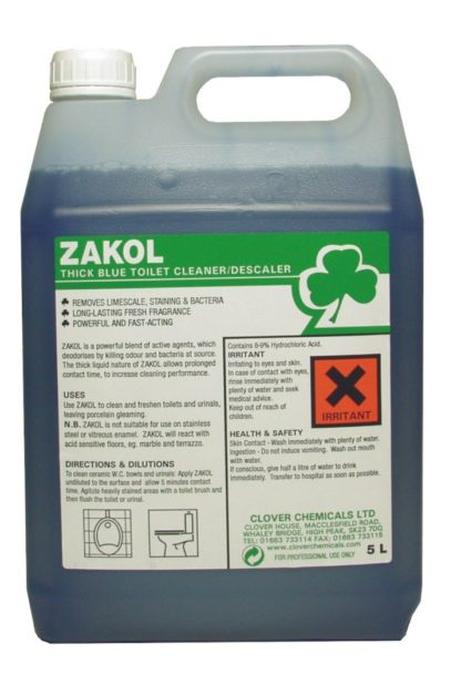 Clover Zakol - Acidic Toilet Cleaner/Descaler