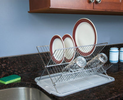 Easy Home Collapsible Dish Rack and Drainer