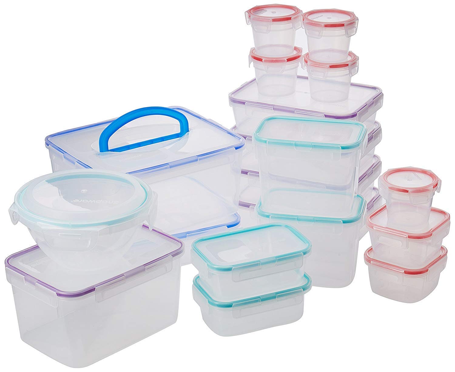 Snapware Plastic Food Storage Containers 38 Piece Set