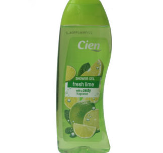 Cien Shower Gel, fresh lime with a zesty fragrance -300ml