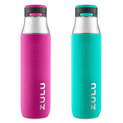 Zulu Studio Tritan Water Bottle, 2-Pack (Assorted Colors) 946 mL.