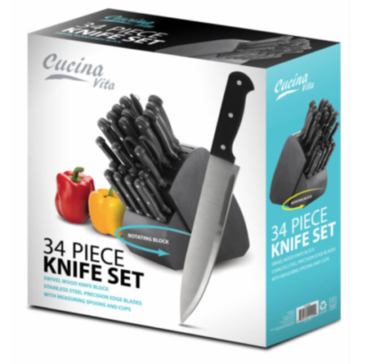 Cucina Vita 34 Piece Knife Set