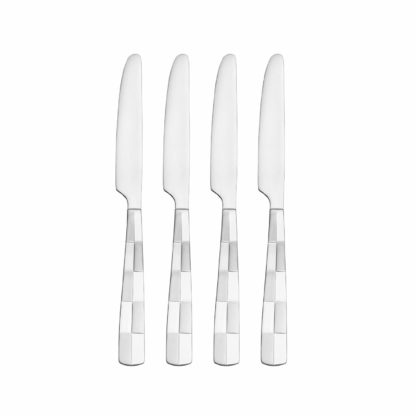 Towle Everyday 20-Pc Stainless Steel Cutlery Set - Checkered Frost