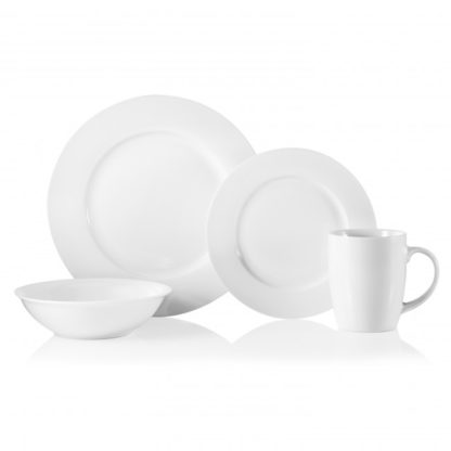 Oneida Naturally White 16pc Dinnerware Set
