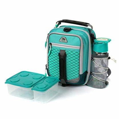 AZ Pro High Performance Dual Compartment Lunch Pack 8-Piece Set - Teal