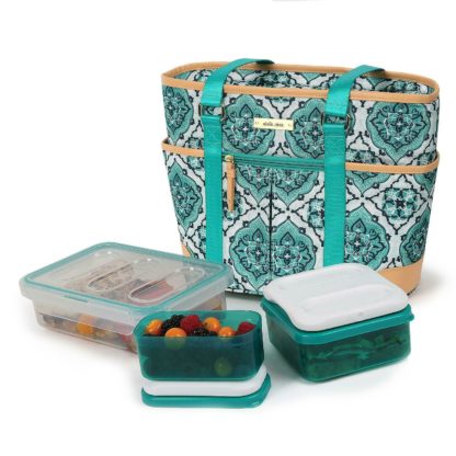 Arctic Zone Ladies Lunch Tote Insulated Bucket - Turquoise