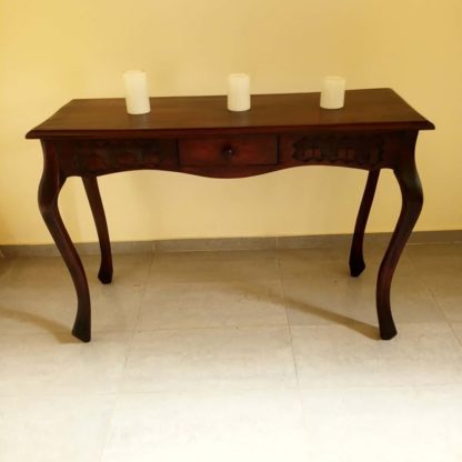 Ermonte 120cm Hand Carved Console Table - Rectangular