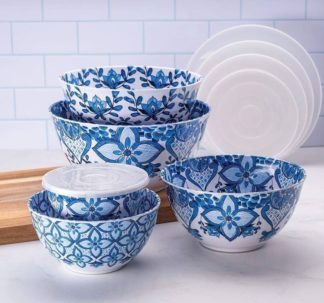 Member's Mark French Country Melamine Bowl Set with Lids