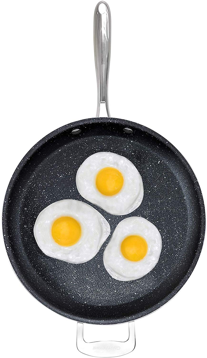 Graniterock Triple Layer Nonstick fry pan with Titanium Round