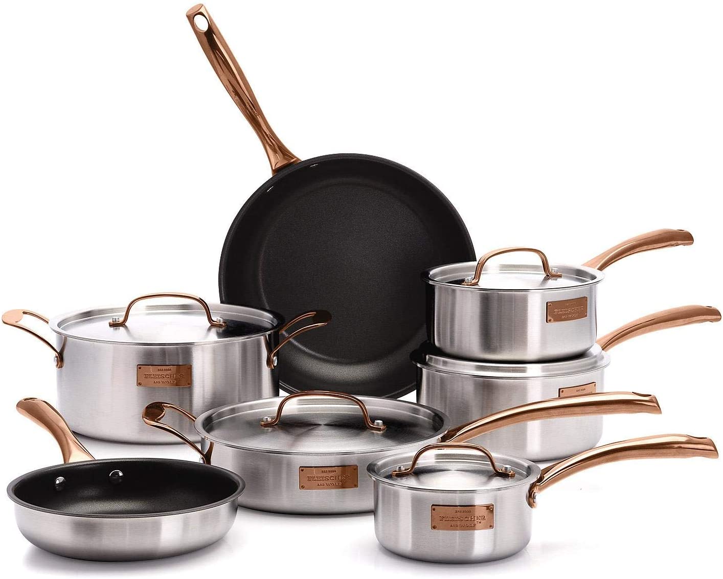 Fleischer and Wolf London TriPly 12Piece Cookware Set Nortram Retail