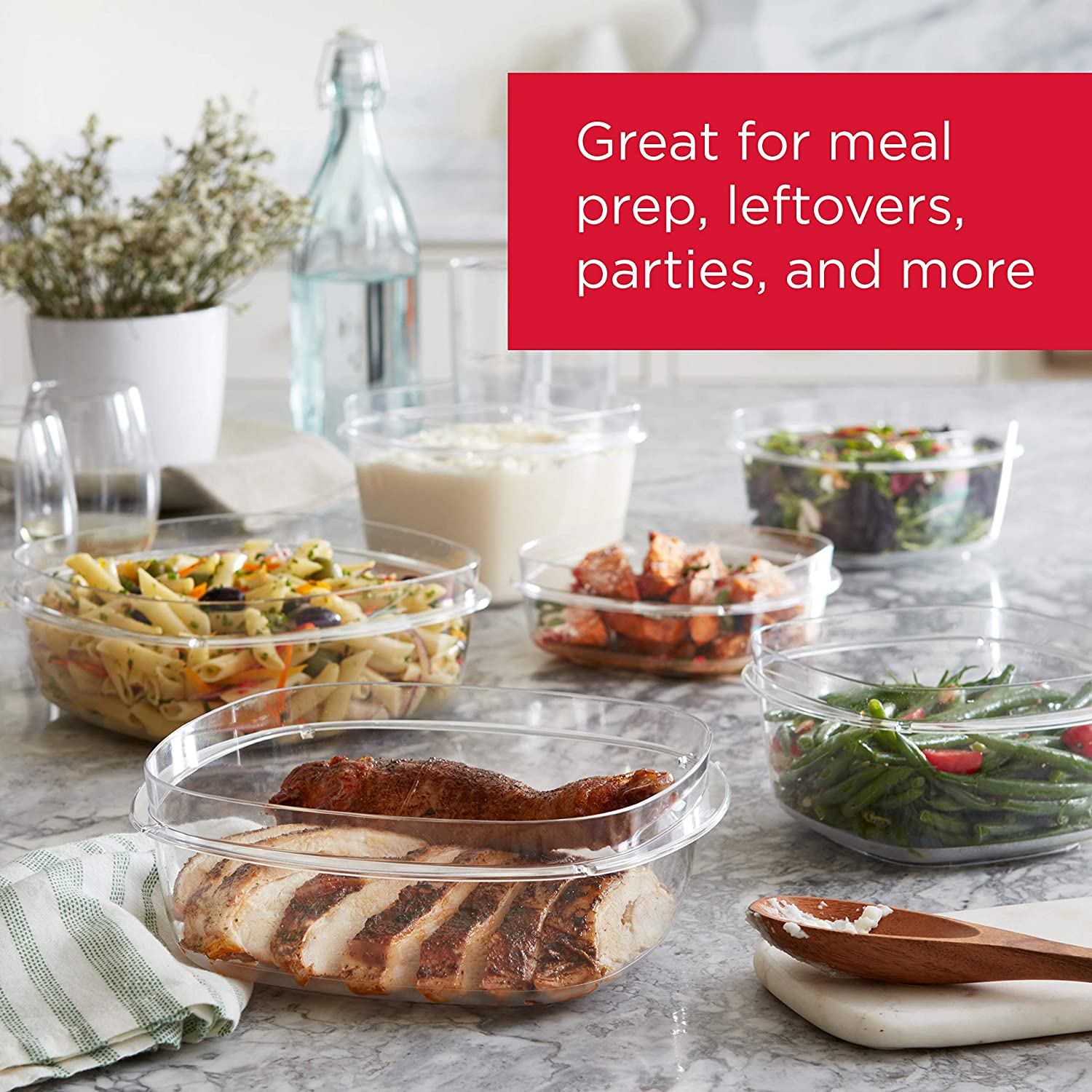 Rubbermaid Meal Prep Premier Food Storage Container, 10 Piece Set