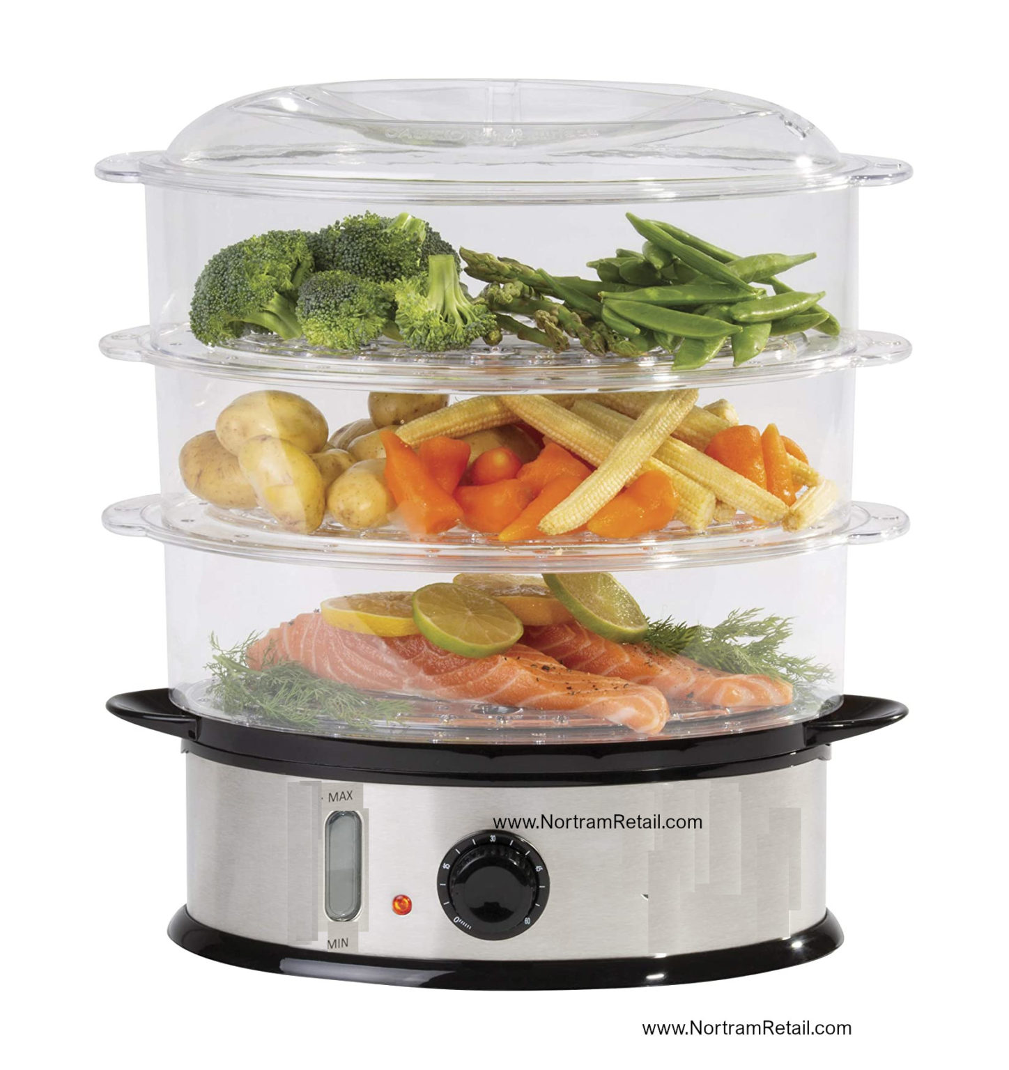 3TIER FOOD STEAMER BY SAINSBURY’S Nortram Retail