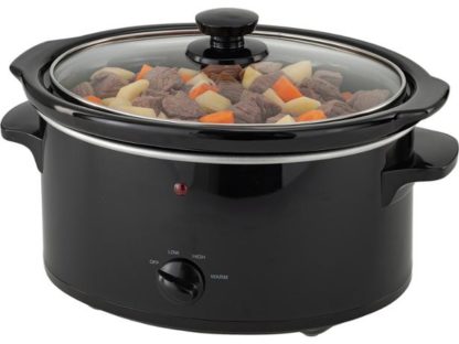 Sainsbury's Home Black Compact Slow Cooker 3.2L