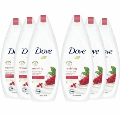 Dove Go Fresh Body Wash With Pomegranate & Lemon Verbena Scent - 450 ml (Pack of 6)