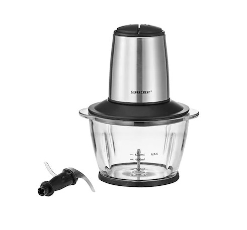 Silvercrest Food Chopper with High-Quality Glass Container – Nortram Retail