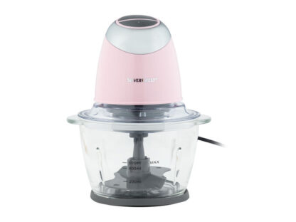 Silvercrest Stainless Steel Food Chopper - Glossy Pink