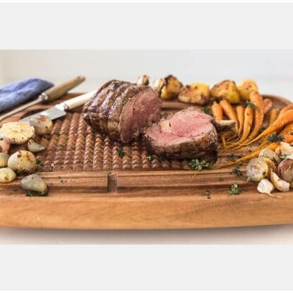 Premium Acacia Wood Meat Carving Board - 40 cm x 30 cm