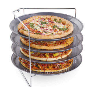 Crofton Pizza Tray Set With Stand
