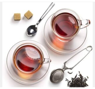 # Snap Ball Tea Strainer with Handle for Loose Leaf Tea and Mulling Spices