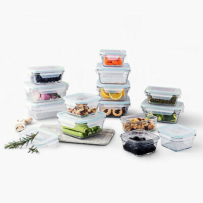 Berkley Jensen 16 pc. Round Glass Food Storage Set with Airtight