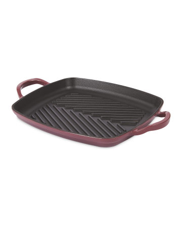 Plum Cast Iron Square Griddle Tray