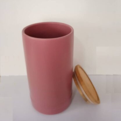 Kirkton House Kitchen Ceramic Canister with Bamboo Lid