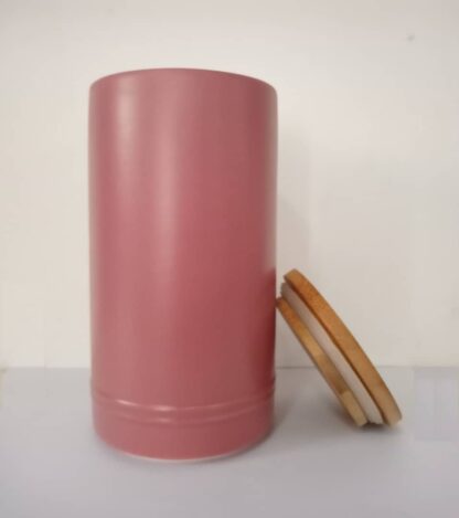 Kirkton House Kitchen Ceramic Canister with Bamboo Lid