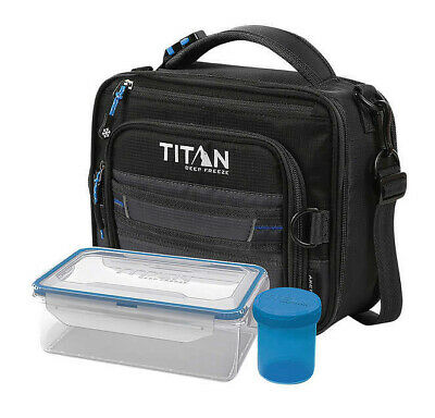 Titan Deep Freeze Expandable Lunch Box with 2 Ice Walls
