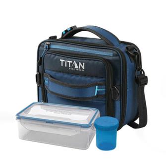 Titan Deep Freeze Expandable Lunch Box with 2 Ice Walls
