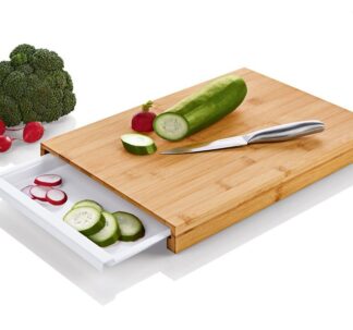 Ernesto Cutting Board with Collection Drawer