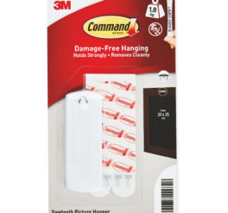 3M Command Picture & Mirror Hanging Strip- Sawooth - 1.8 kg