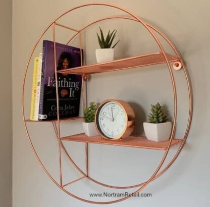 Premium Round Wire Shelf - Copper