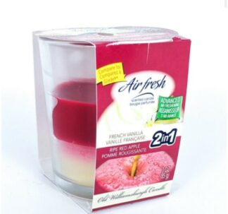 Air Fresh Scented Candle- French Vanilla