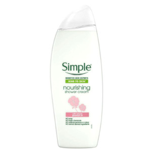 Simple Nourishing Shower Cream With Natural Geranium Oil - 500ml
