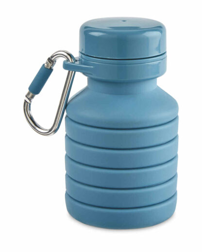 Collapsible Bottle, Extended: 475ml, Collapsed: 225ml (approx.) - Blue