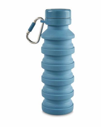 Collapsible Bottle, Extended: 475ml, Collapsed: 225ml (approx.) - Blue