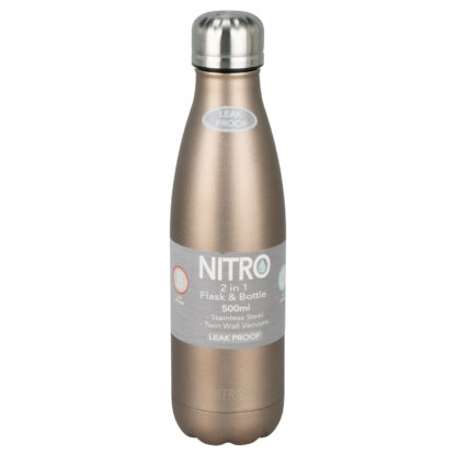 Nitro 2-in-1 Vacuum Bottle Flask - Copper / 750ml