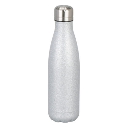 Stainless Steel Silver Glitter Bottle – 500 ml