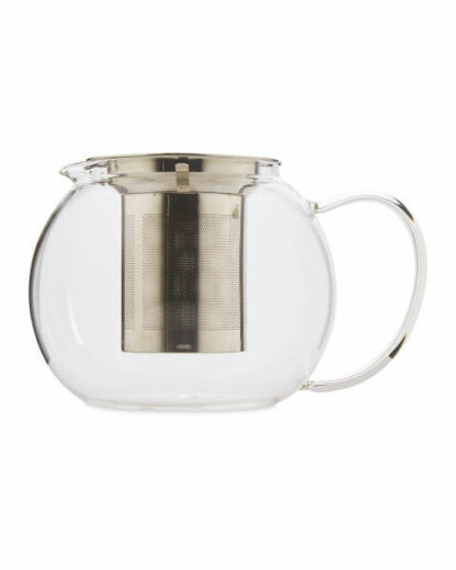 Kirkton House High Borosilicate Glass Infuser Teapot - 1 Litre