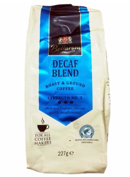 Bellarom Decaf Blend Roast and Ground Coffee - 227g