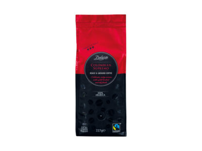 Deluxe Colombian Supremo Roast & Ground Coffee 100% Arabica - 227g