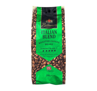 Bellarom Italian Blend Roasted Coffee Beans - 200g
