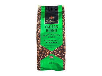 Bellarom Italian Blend Roasted Coffee Beans - 200g