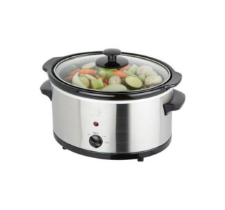 Sainsbury's Home Stainless Steel Slow Cooker - 6.2L