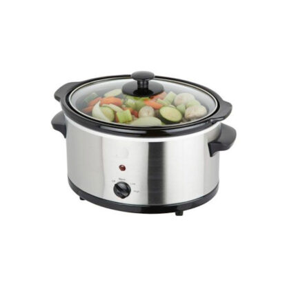 Sainsbury's Home Stainless Steel Slow Cooker - 6.2L